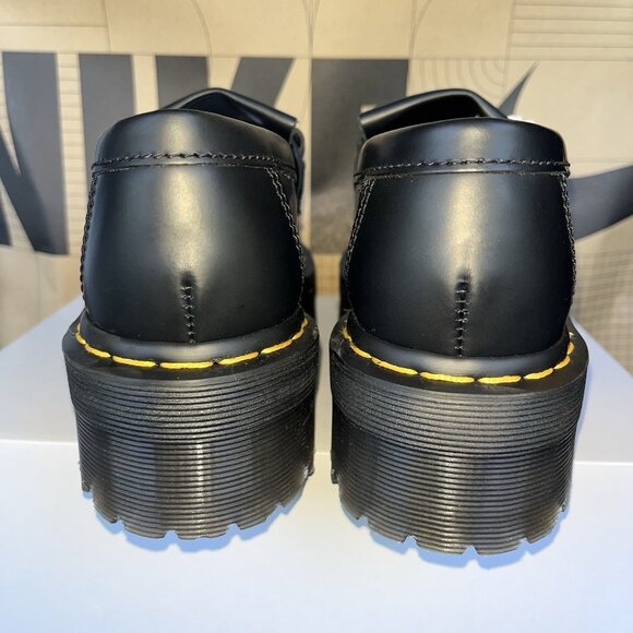 Dr. Martens Black and White Women's loafer - Picture 2 of 5